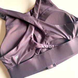 High intensity zip-front sports bra